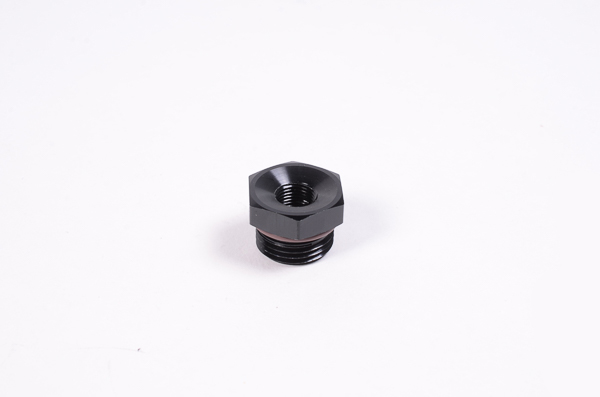 Radium Engineering — Radium Engineering 8AN ORB to 1/8NPT Female Adapter Fitting - Blk Anodized - view 5